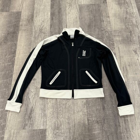 Vintage Y2K Woman's Nike Zip Up Track Jacket Size Medium 8-10 Excellent Condtion - Picture 1 of 8